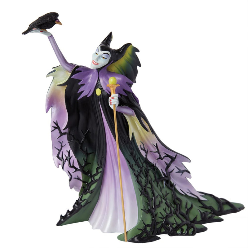 Disney Showcase Botanical Maleficent beeldje met zwarte takken jurk en iconische hoofdtooi, verzamelobject voor Disney fans