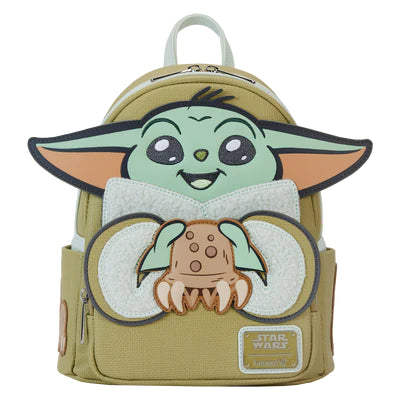 Ontmoet Grogu, de schattige Force-gebruiker, op de Loungefly Grogu en Crabbies Cosplay Mini-rugzak! Perfect voor het maken van nieuwe vrienden.