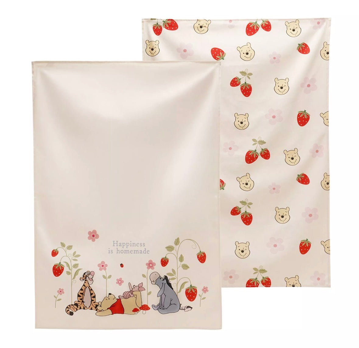 Disney Winnie de Poeh theedoeken – vrolijke keukenaccessoires met klassieke Honderd Bunderbos personages