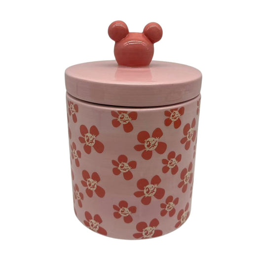 Disney Home Minnie Mouse opbergpot ‘Spring’ met Minnie Mouse design en frisse lentekleuren, decoratieve en praktische storage jar voor keuken of woonkamer.