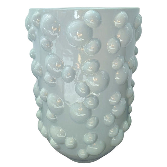 Disney Home Mickey Mouse 3D embossed look vaas in mintkleur, decoratieve vaas voor bloemen of interieuraccent.