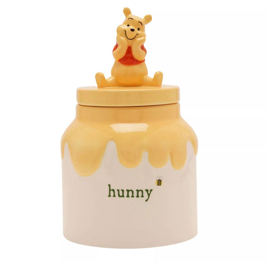 Disney Winnie de Poeh Honey Pot voorraadpot van keramiek met iconisch Honderd Bunderbos ontwerp, ideaal voor koekjes, snoep en decoratie