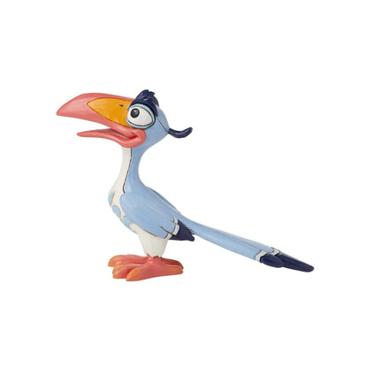 Handgemaakt Disney-verzamelobject van Zazu, de roodbekneushoornvogel, met gedetailleerde afwerking.