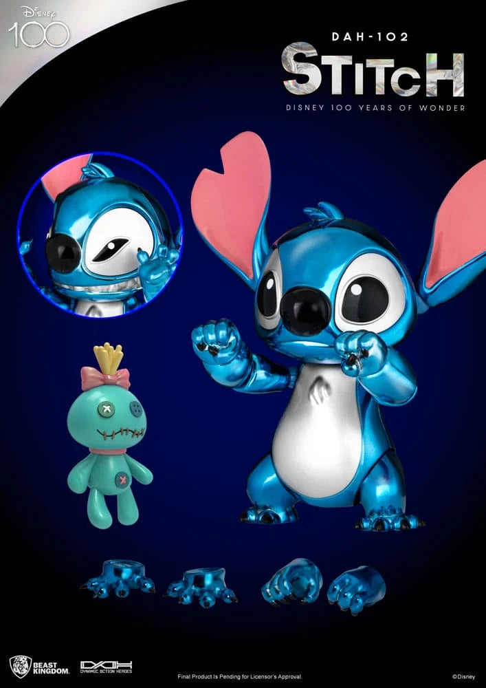 Beast Kingdom Disney 100 Stitch Dynamic 8ction Heroes Action Figure 1/9 Stitch (Lilo & Stitch) 16 cm - [shop_namen] - [product-type] 