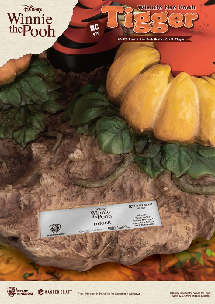 “Vrolijk Teigetje beeldje van Winnie de Pooh, perfect om tentoon te stellen op plank of in vitrinekast.”