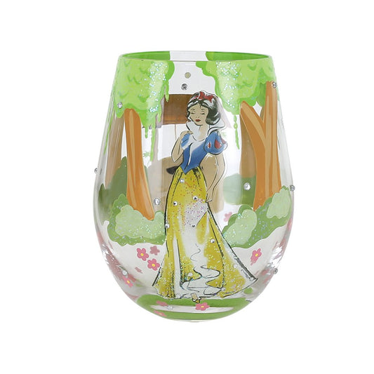 Geniet van elk drankje met een vleugje sprookjesmagie dankzij het Disney Sneeuwwitje Drinkglas “Happily Ever After”. Het elegante design en de subtiele illustraties brengen het klassieke verhaal van Sneeuwwitje tot leven in je dagelijkse momenten.