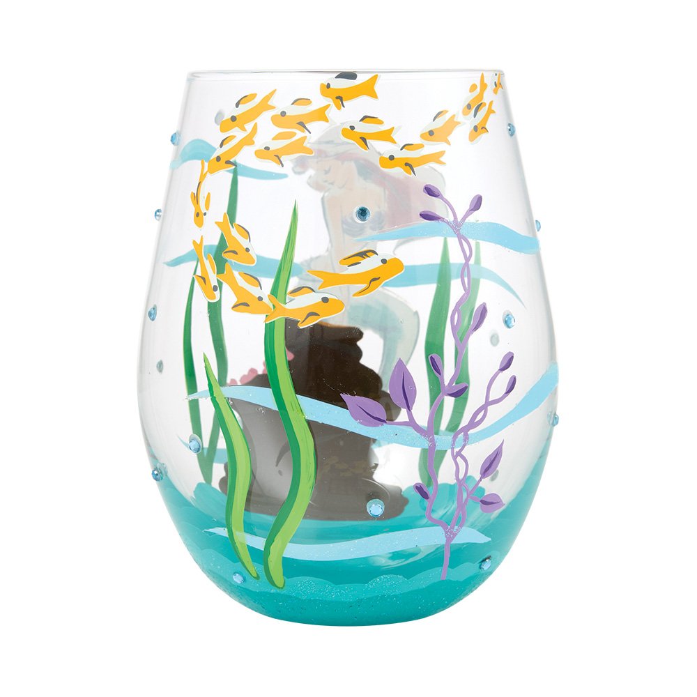 Breng een oceaanthema in je dagelijks leven met het Disney Ariel Drinkglas “An Ocean of Dreams”. Ideaal voor water, sap, cocktails of gewoon om je favoriete drankje extra bijzonder te maken.