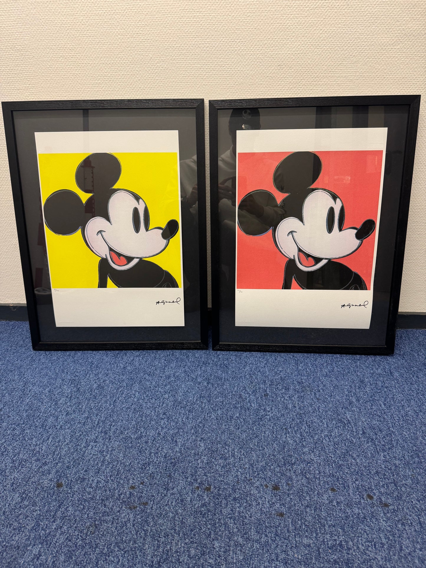 Andy Warhol Mickey Mouse Zeefdrukken