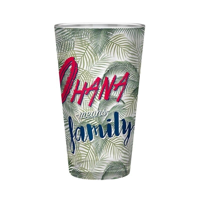 Disney Lilo & Stitch Glazen Beker ‘Ohana means Family’