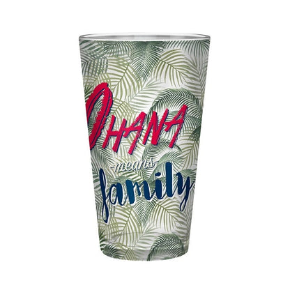 Disney Lilo & Stitch Glazen Beker ‘Ohana means Family’