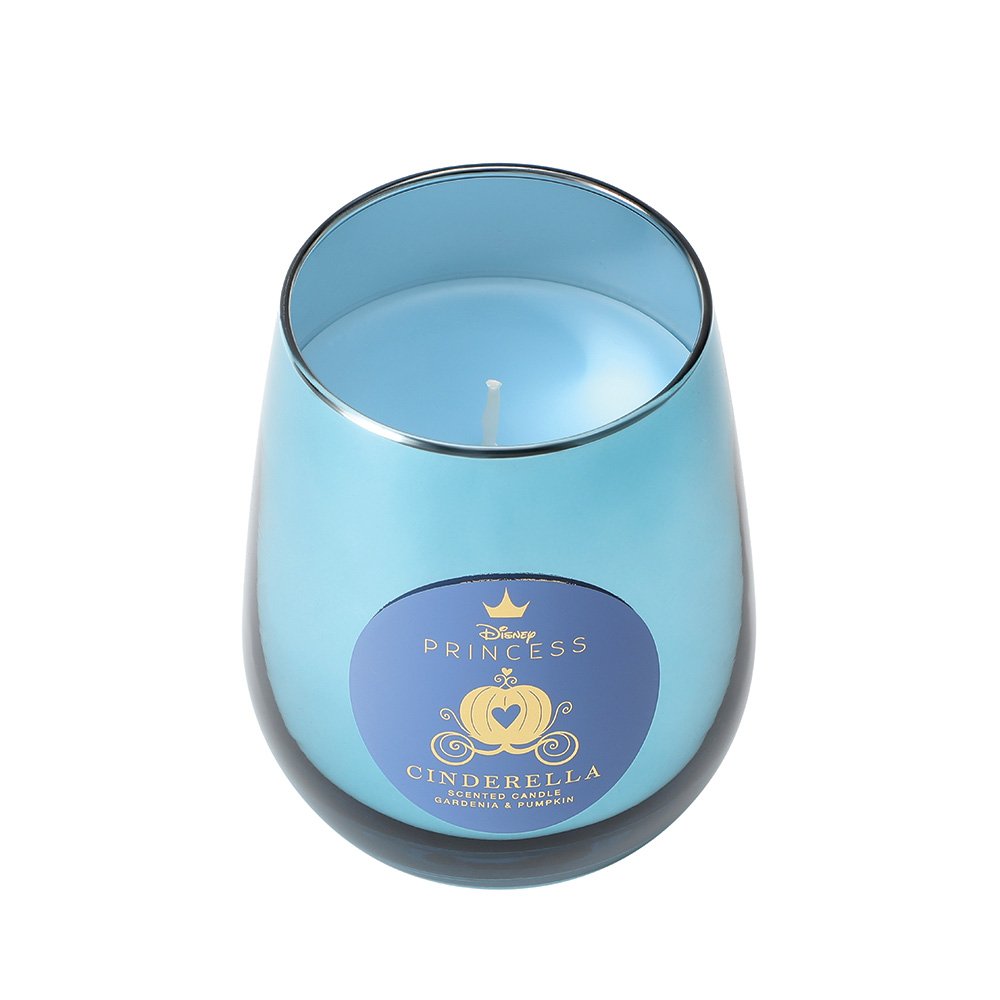 Luxe Disney Home Assepoester kaars met bloemige en warme geur glazen design