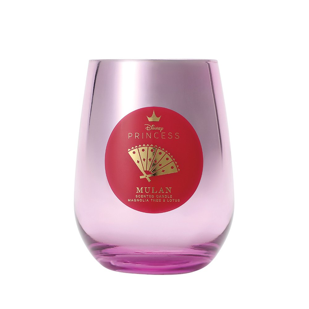 Disney Home Mulan geurkaars Magnolia Lotus Blossom glazen kaars luxe bloemige geur interieur decoratie