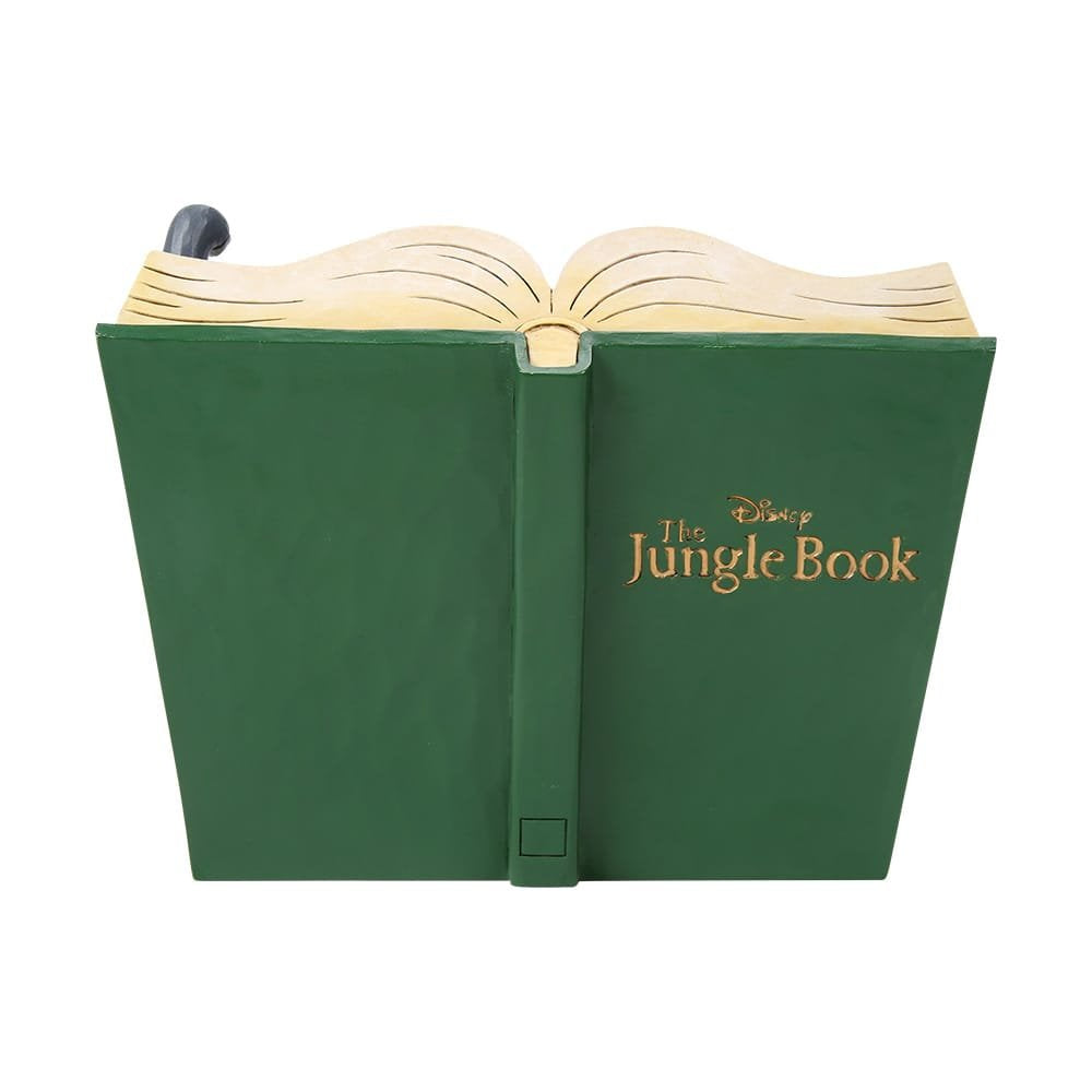 Disney Traditions Jungle Book open book verzamelbeeld met handgeschilderde details en warme kleuren.