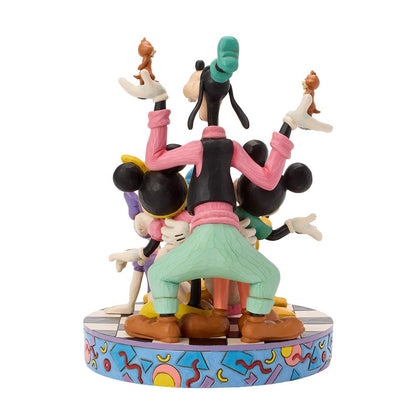 Gedetailleerd Disney Traditions 90s Retro Mickey & Friends figurine voor Disney verzamelaars en fans