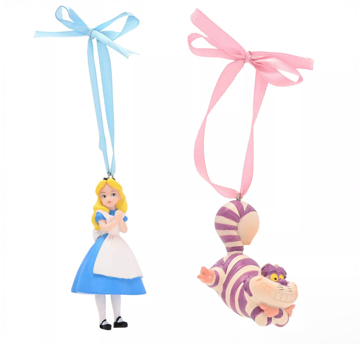 Disney Alice & Cheshire Cat set van 2 Ornamenten