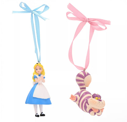 Disney Alice & Cheshire Cat set van 2 Ornamenten
