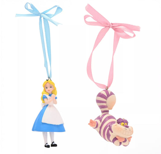 Disney Alice & Cheshire Cat set van 2 Ornamenten