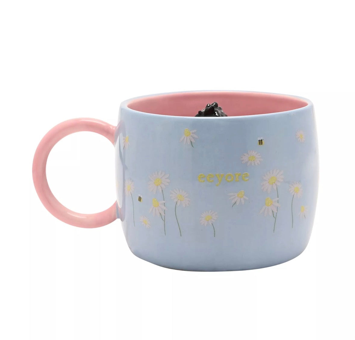 Disney Winnie de Poeh Eeyore 3D mok van keramiek met driedimensionaal design, originele koffiemok voor Disney fans en cadeau-idee