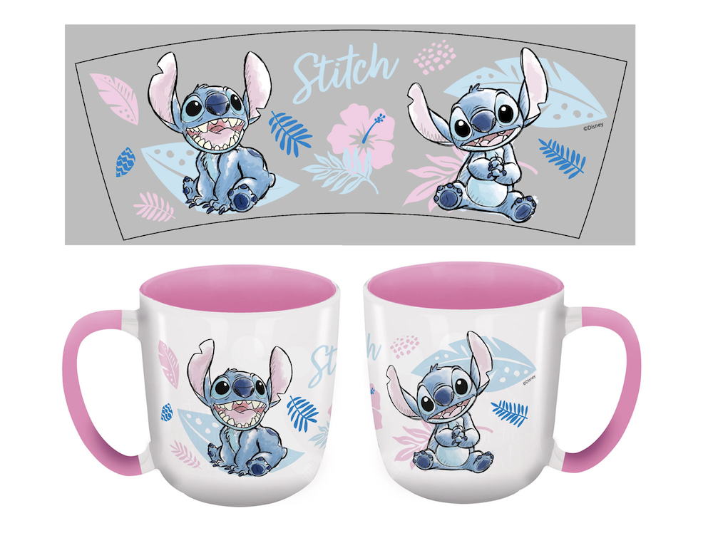 Stitch Home Beker ‘Watercolor Pink’