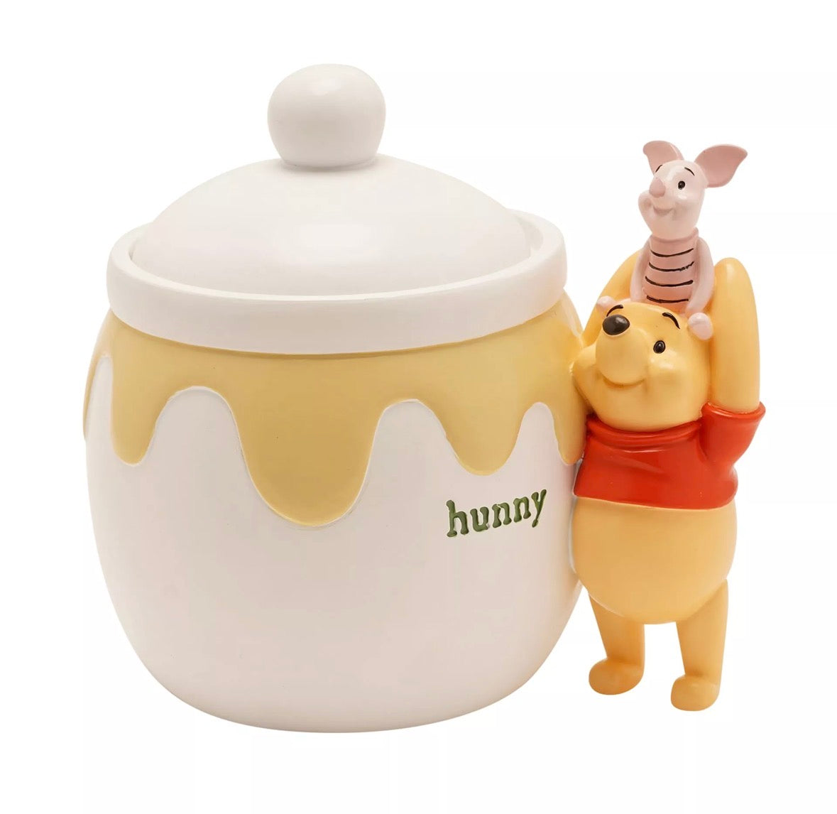 Disney Winnie de Poeh & Knorretje keramische voorraadpot – decoratieve honingpot voor keuken of woonkamer