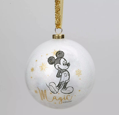 Disney set van 15 Glitter Kerstballen