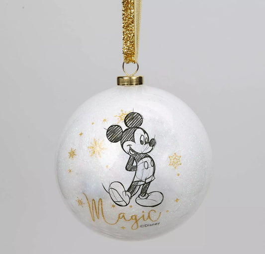 Disney set van 15 Glitter Kerstballen