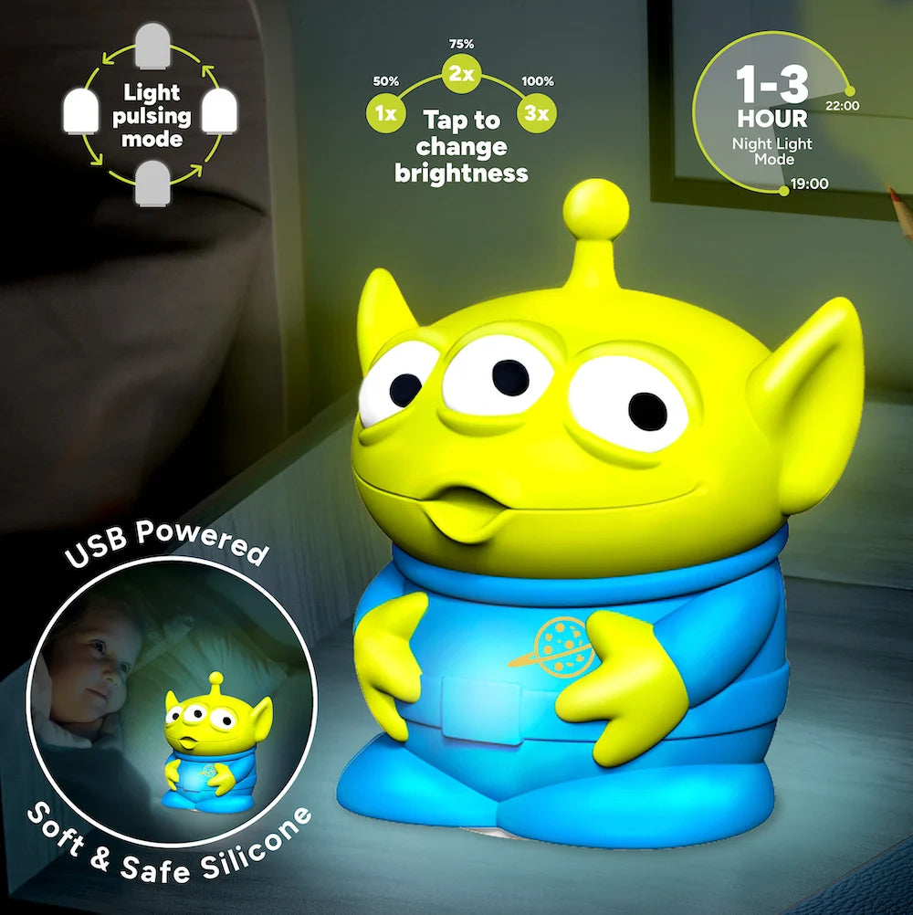 Toy Story Alien Squishy Lamp zachte knijpbare lamp met warme sfeerverlichting