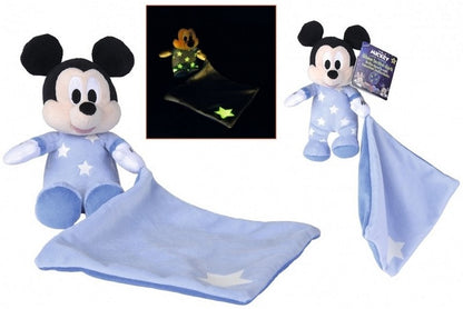 Disney Baby Mickey Mouse Glow in the Dark Knuffeldoek