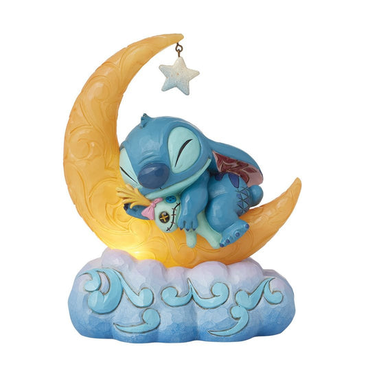 Disney Traditions Stitch met Scrump on Light up Moon ‘Sweet Dreams’