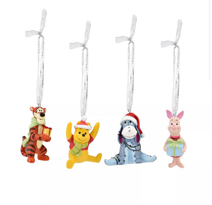 Disney set van 4 Winnie de Poeh & Friends Ornamenten