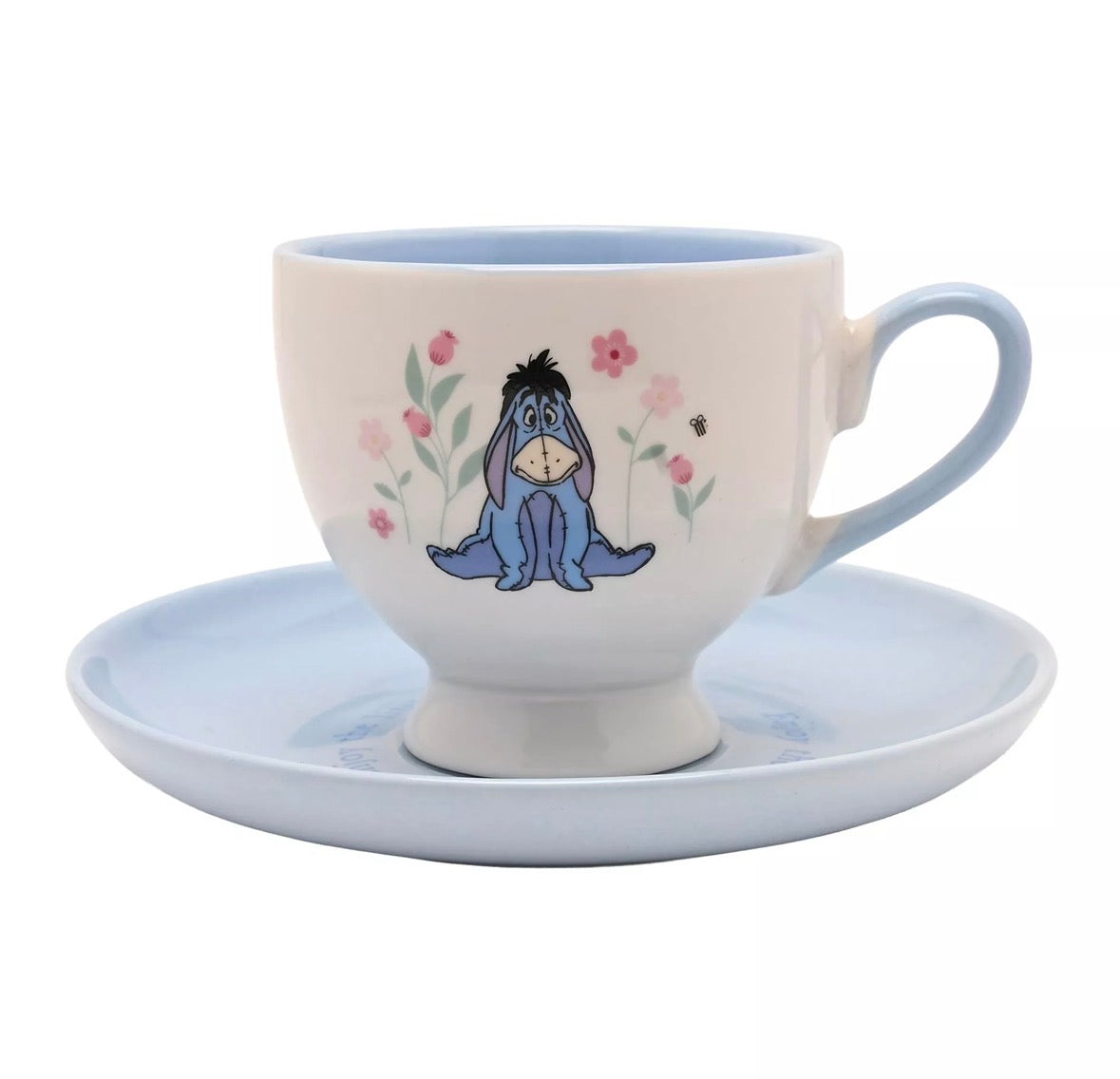 Disney Winnie de Poeh Eeyore kop en schotel – keramische theeset met Honderd Bunderbos design