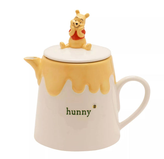 Disney Winnie de Poeh Honey Pot theepot van keramiek met iconisch Honderd Bunderbos ontwerp, perfect voor thee en decoratie
