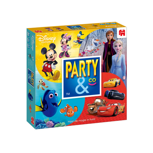 Beleef een magische spelavond met Disney Party & Co. Vragen, opdrachten en creatieve uitdagingen zorgen voor plezier voor kinderen vanaf 7 jaar.