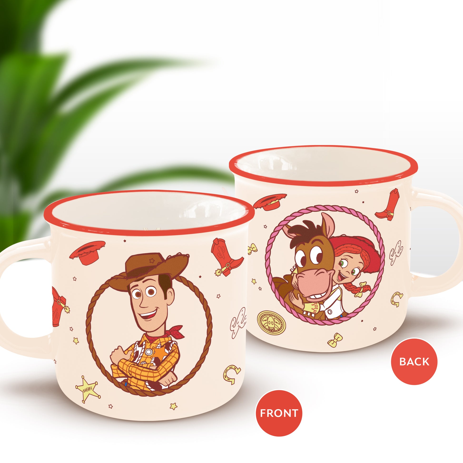 Toy Story Woody en Jessie beker Disney Pixar mok kleurrijk Wild West design