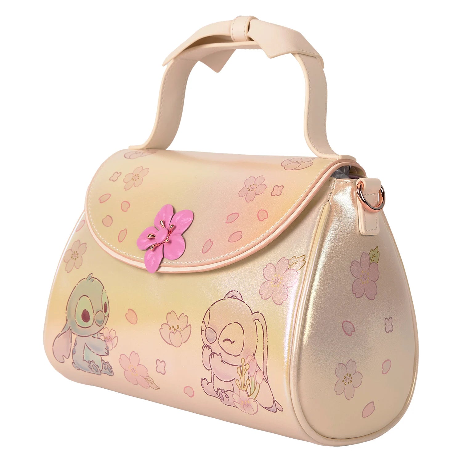 Schattige Stitch crossbody van Loungefly met verstelbare schouderriem en stevige ritssluiting.