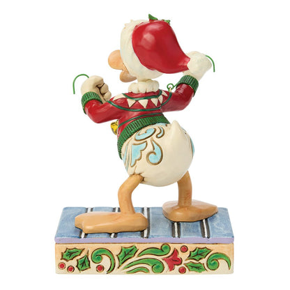 Geef een magisch Disney-cadeau met dit Holiday Jingle ‘Donald with Bells’ beeldje. Vrolijk, gedetailleerd en ideaal voor Donald Duck-fans tijdens de feestdagen.