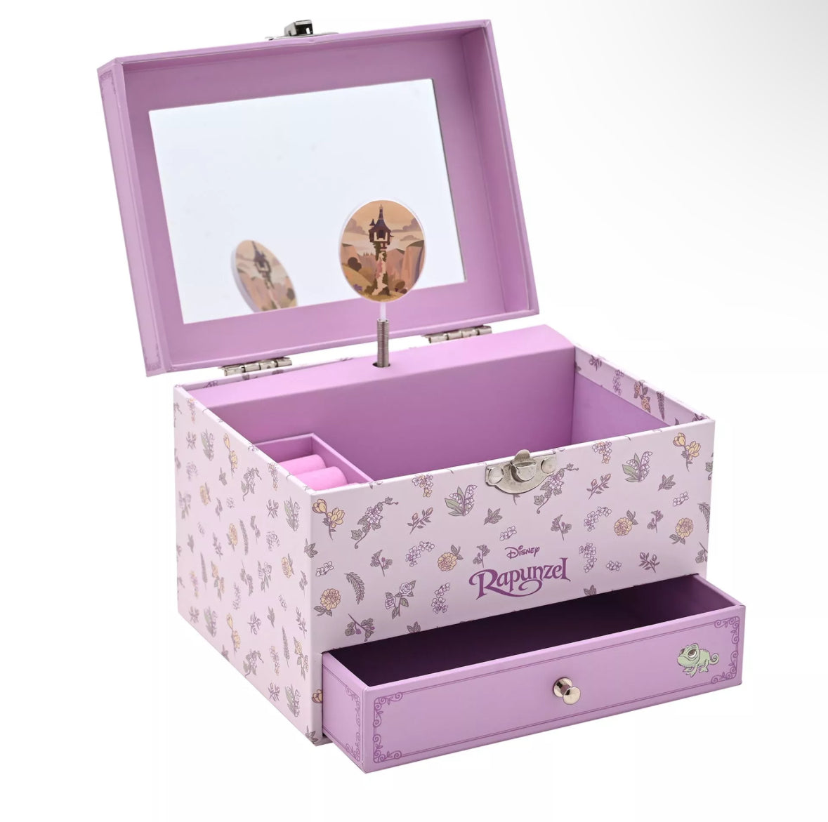 Disney Pastel Princess Rapunzel Musical Jewelry Box