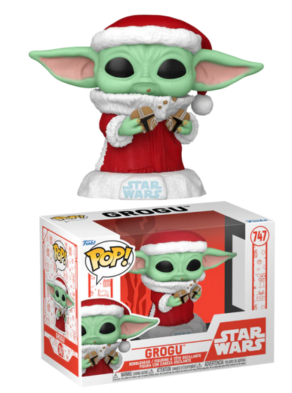 Funko PoP Mandalorian ‘Grogu’ Santa ‘747’