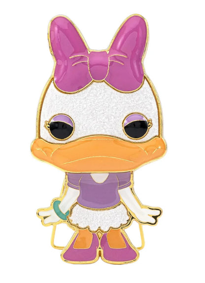 Breng wat vrolijkheid in je leven met de Funko Pop Pin Daisy Duck 04! Deze schattige pin is een absolute must-have voor elke Disney-fan en bewonderaar van de charmante eend uit Duckstad. Met haar kenmerkende strik, heldere kleuren en blije uitstraling voegt deze pin een vleugje speelsheid toe aan je kleding, rugzak, pet of verzamelobjecten.