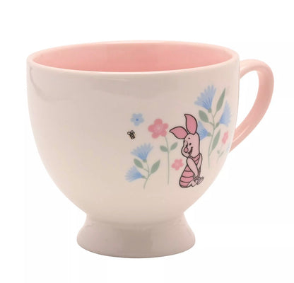 Disney Winnie de Poeh Knorretje keramische kop en schotel – elegant en speels tafelservies voor thee- en koffiemomenten