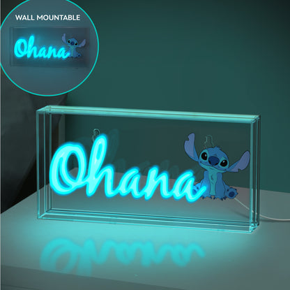 Disney Stitch Ohana LED Lamp