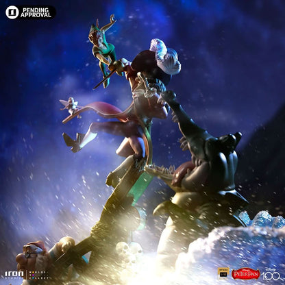 Iron Studio's Statue Peter Pan vs Hook Deluxe - Disney 100th - Art Scale 1/10 - Started With The Mouse