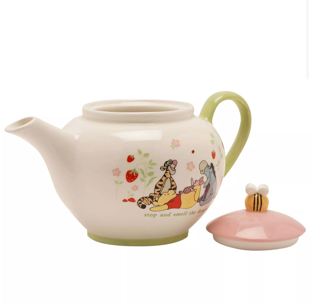 Winnie the Pooh keramische theepot met kleurrijke illustraties, perfect voor high tea, thee-momenten of als decoratief serviesitem