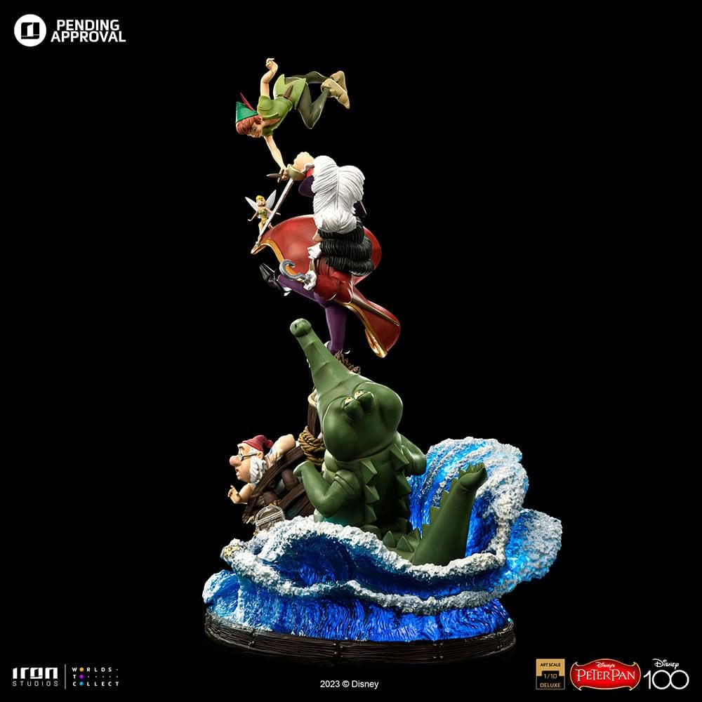 Iron Studio's Statue Peter Pan vs Hook Deluxe - Disney 100th - Art Scale 1/10 - Started With The Mouse