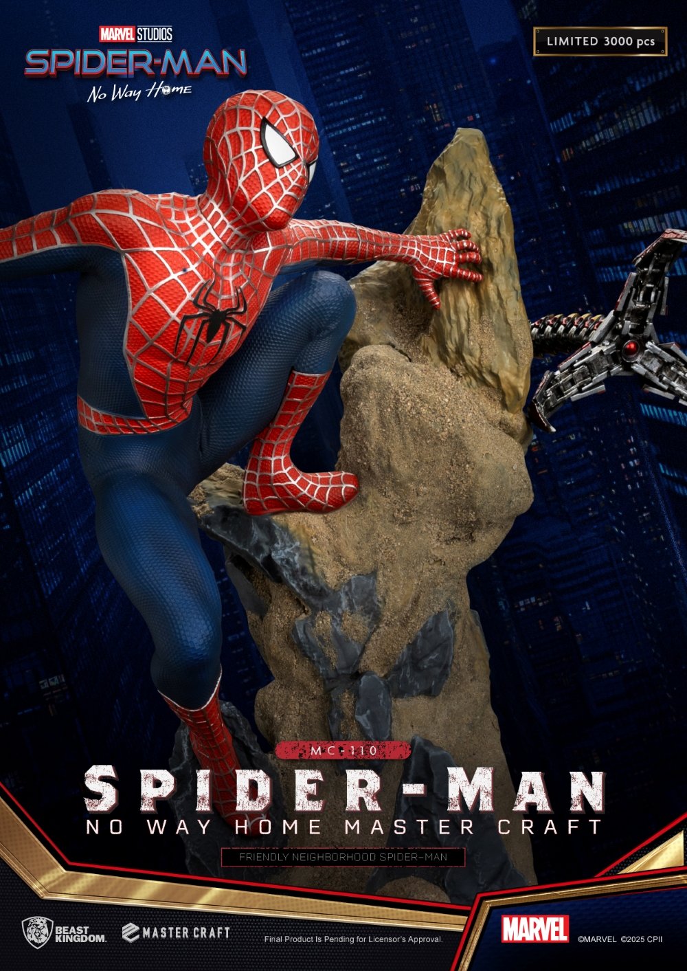 Limited edition Spider-Man beeld – Tobey Maguire’s originele Spider-Man, wereldwijd slechts 3000 stuks