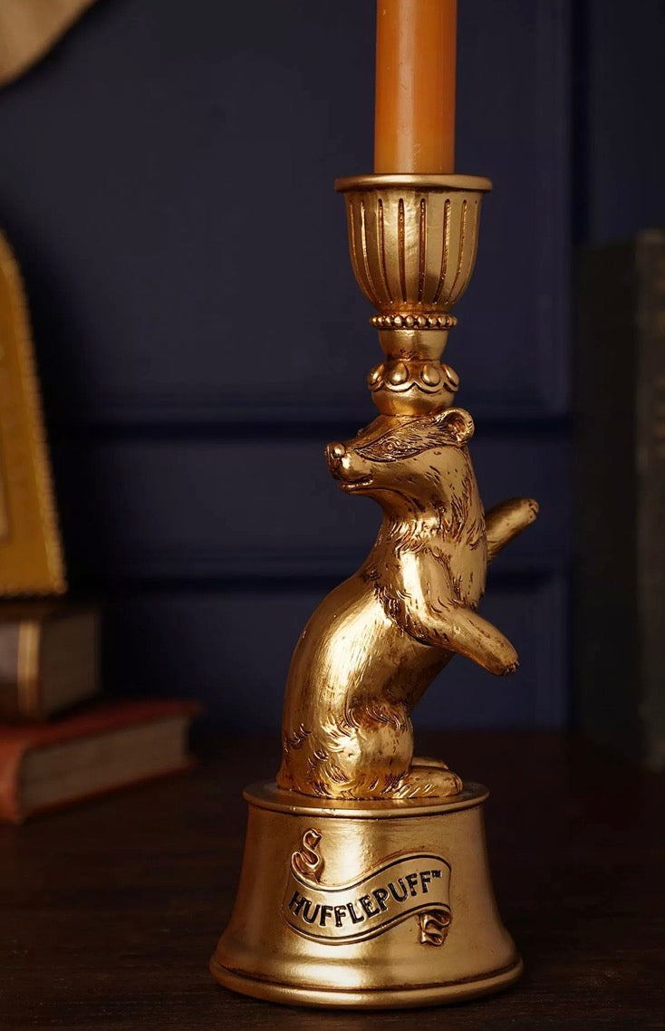 Harry Potter Hufflepuff kaarsenhouder – sfeervolle kaarsenhouder en decoratie voor echte Potterheads