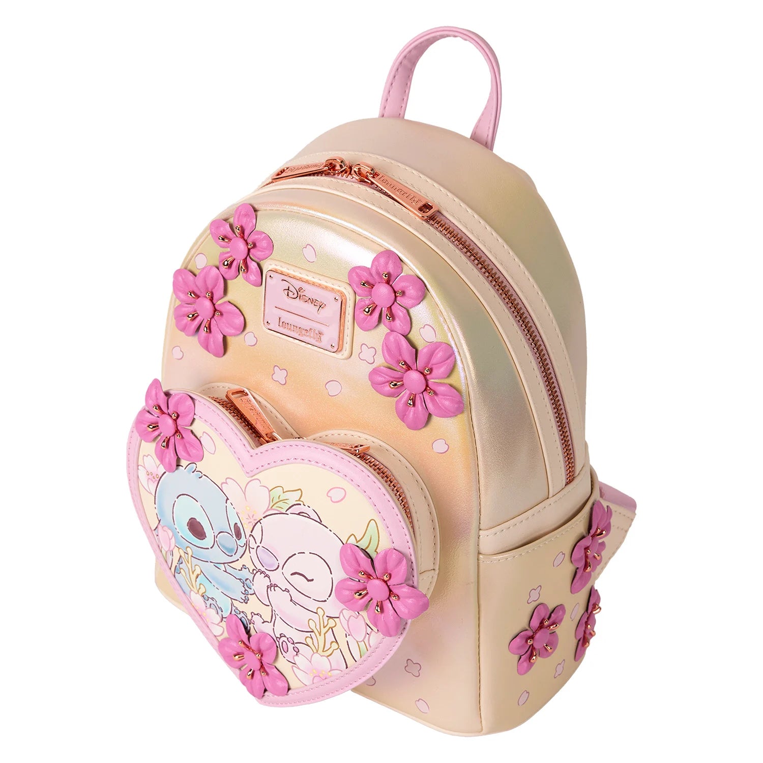 Cute Stitch backpack van Loungefly met vrolijk design, verstelbare schouderbanden en praktische indeling.