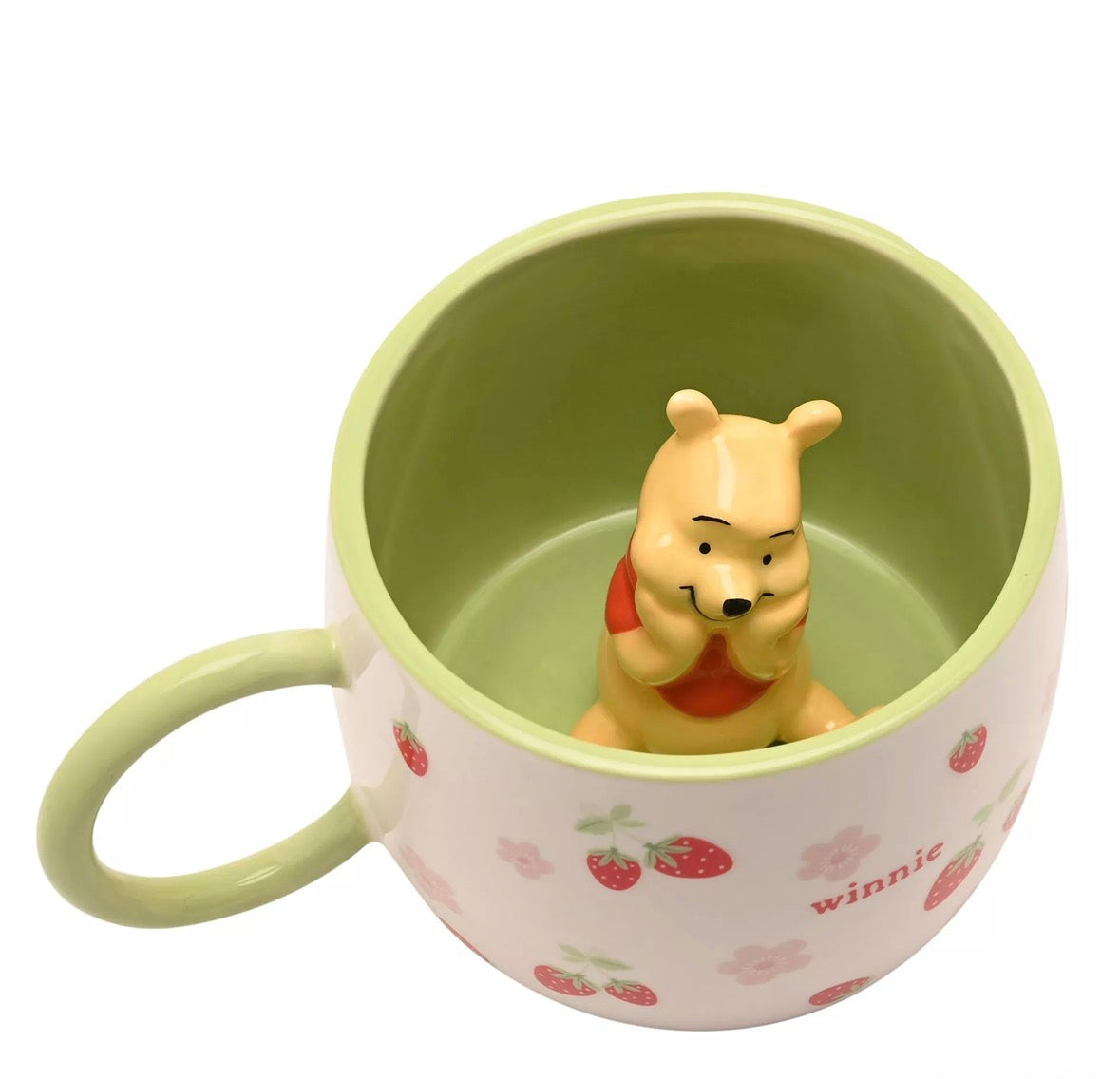 Winnie the Pooh 3D Disney mok van duurzaam keramiek, unieke koffiebeker voor thee, koffie of warme chocolademelk, perfect als cadeau of verzamelitem