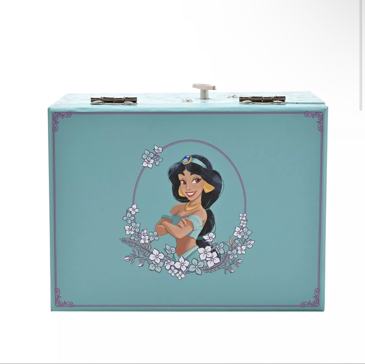Disney Pastel Princess Jasmine Music Jewelry Box