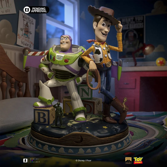 Iron Studio's Statue Buzz & Woody - Toy Story - Deluxe Art Scale 1/10 - Started With The Mouse